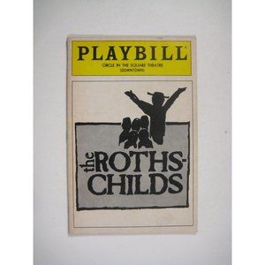 The Rothschilds Circle In The Square Theatre Playbill July 1990 Burnstyn